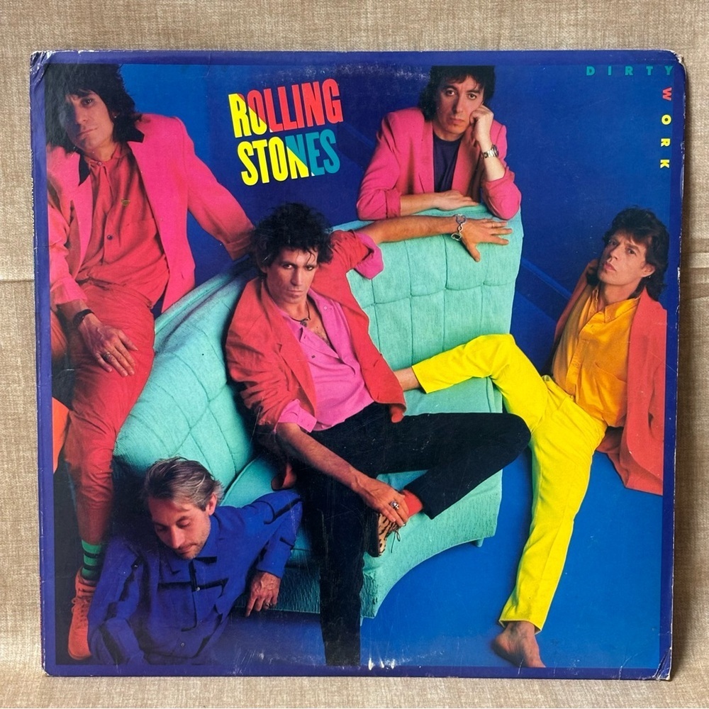 ROLLING STONES - Dirty
Work (1986 Holland Pressing)
- 12" Vinyl Record LP